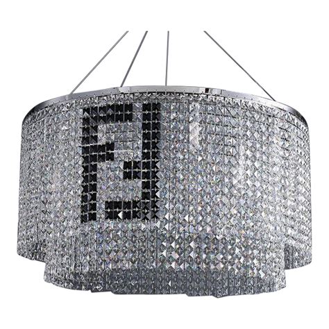 Vintage Fendi Crystal Swarovski Chandelier 